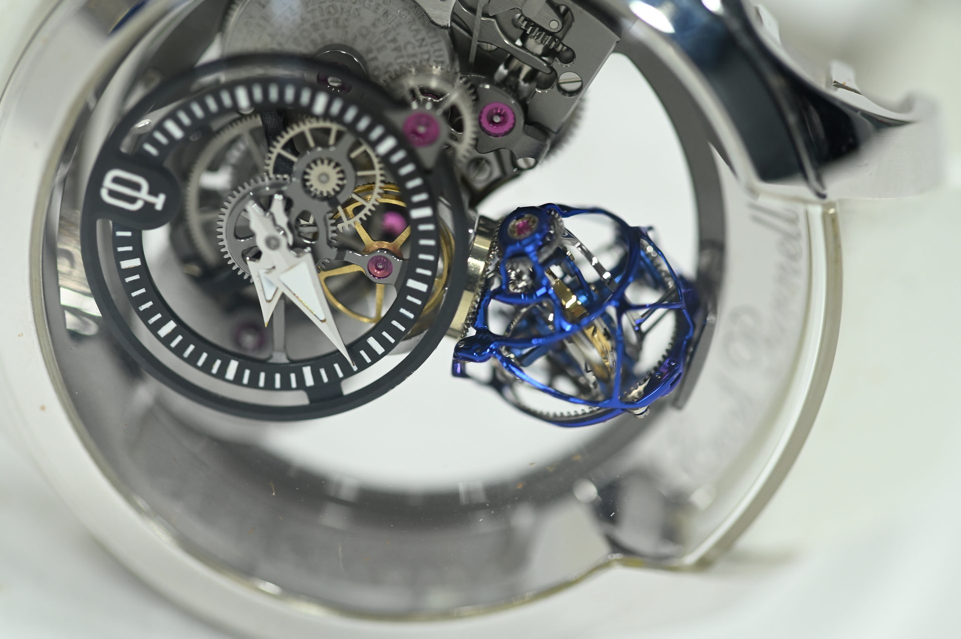 Cecil Purnell Tourbillon — Spherion case with the open tourbillon aperture dominating the dial.