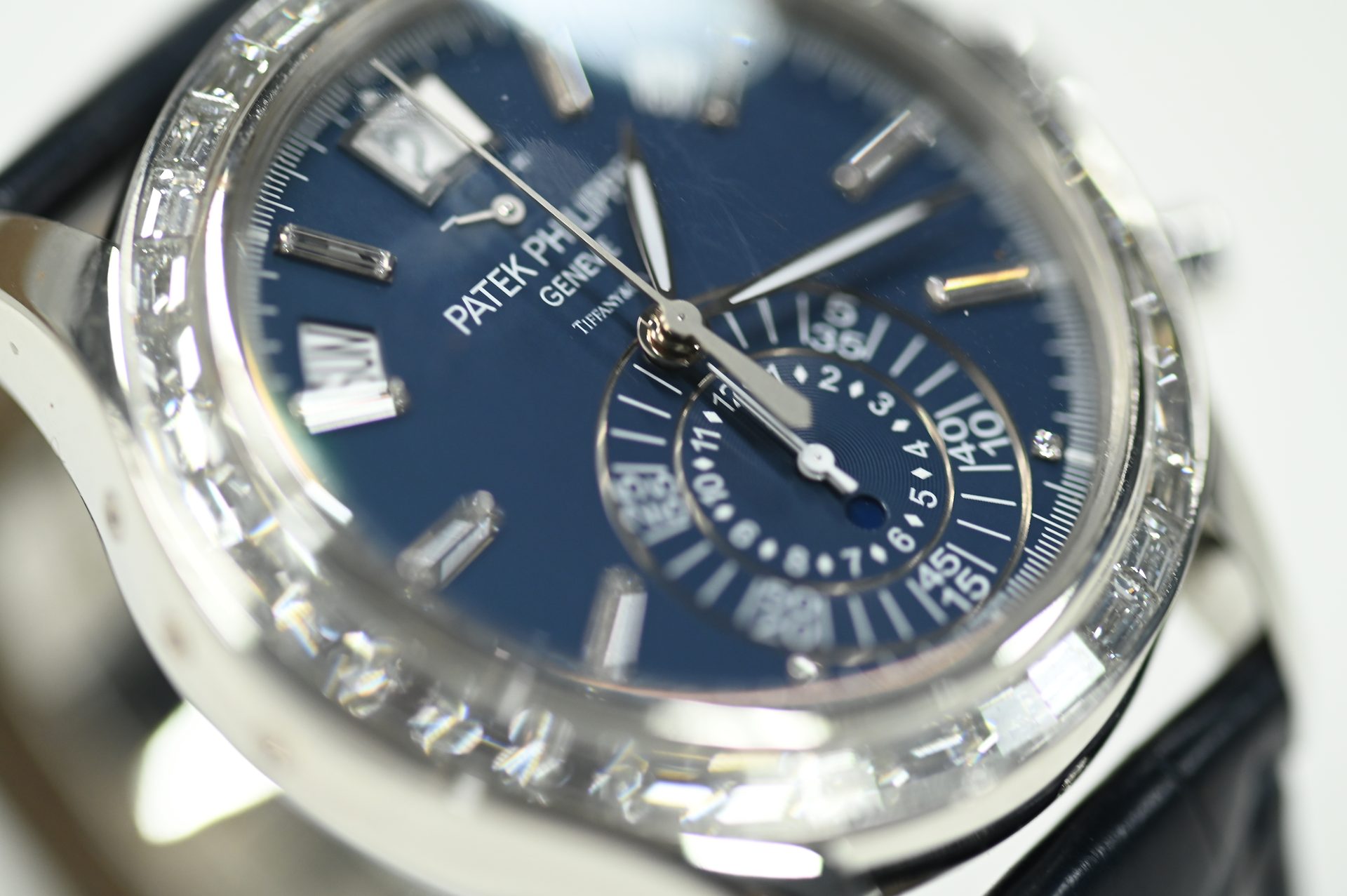 Patek Philippe Annual Calendar Chronograph, Tiffany & Co. dial — Annual calendar chronograph with the Tiffany & Co. double-signed dial.